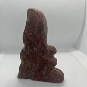 Red Jasper Fairy Carving 4.5 Inches Tall 9.9 Oz Metaphysical Crystal